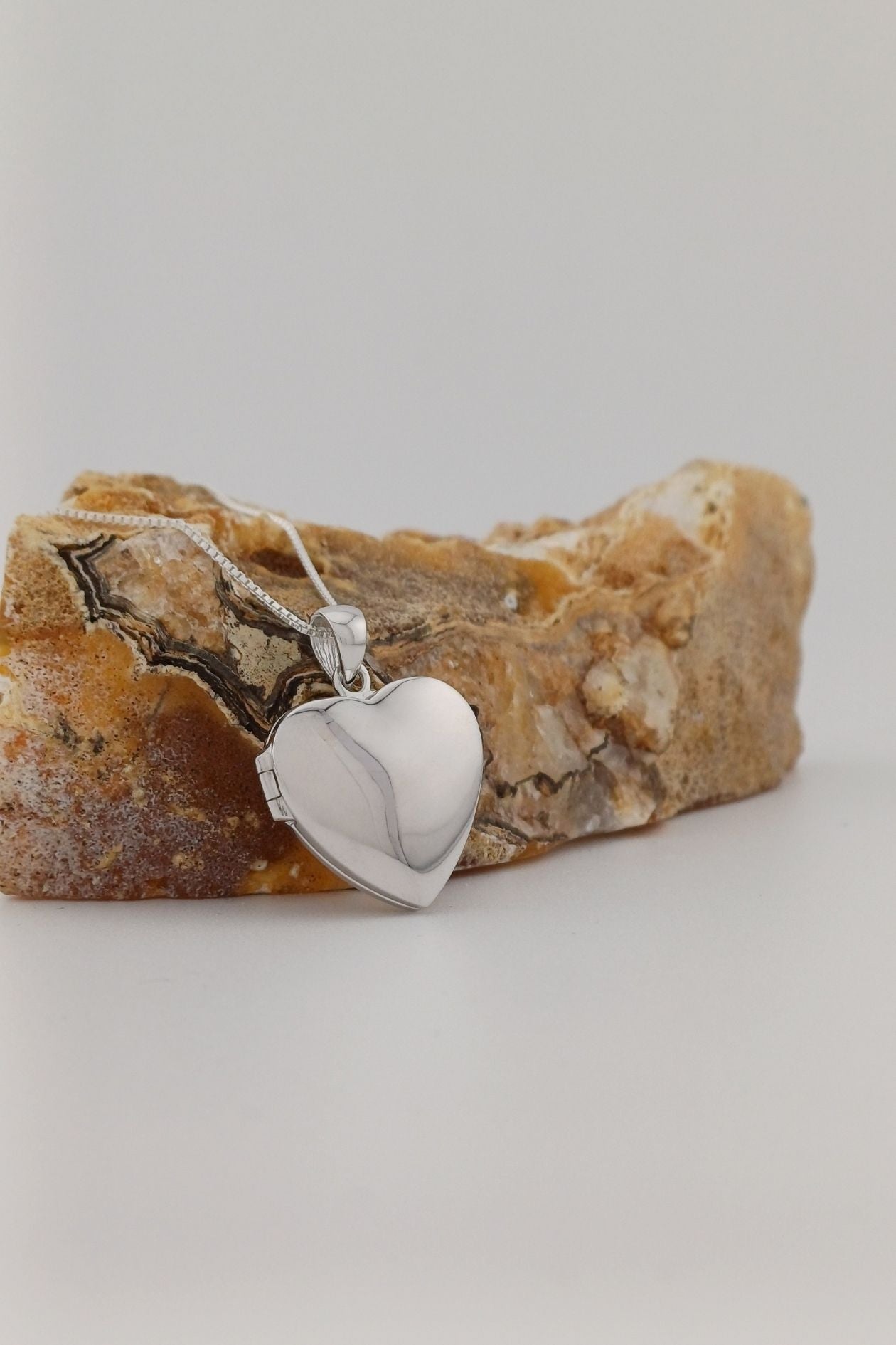 as medaillon zilver hart