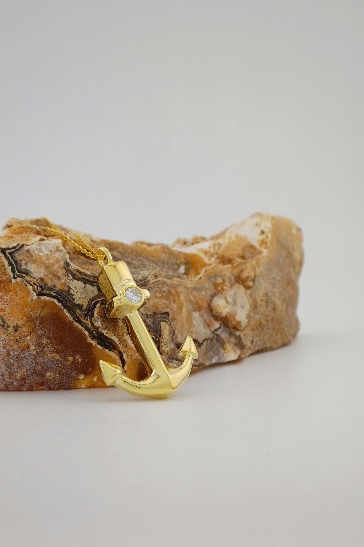 ashanger gold plated anker