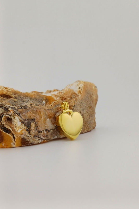 ashanger gold plated heart