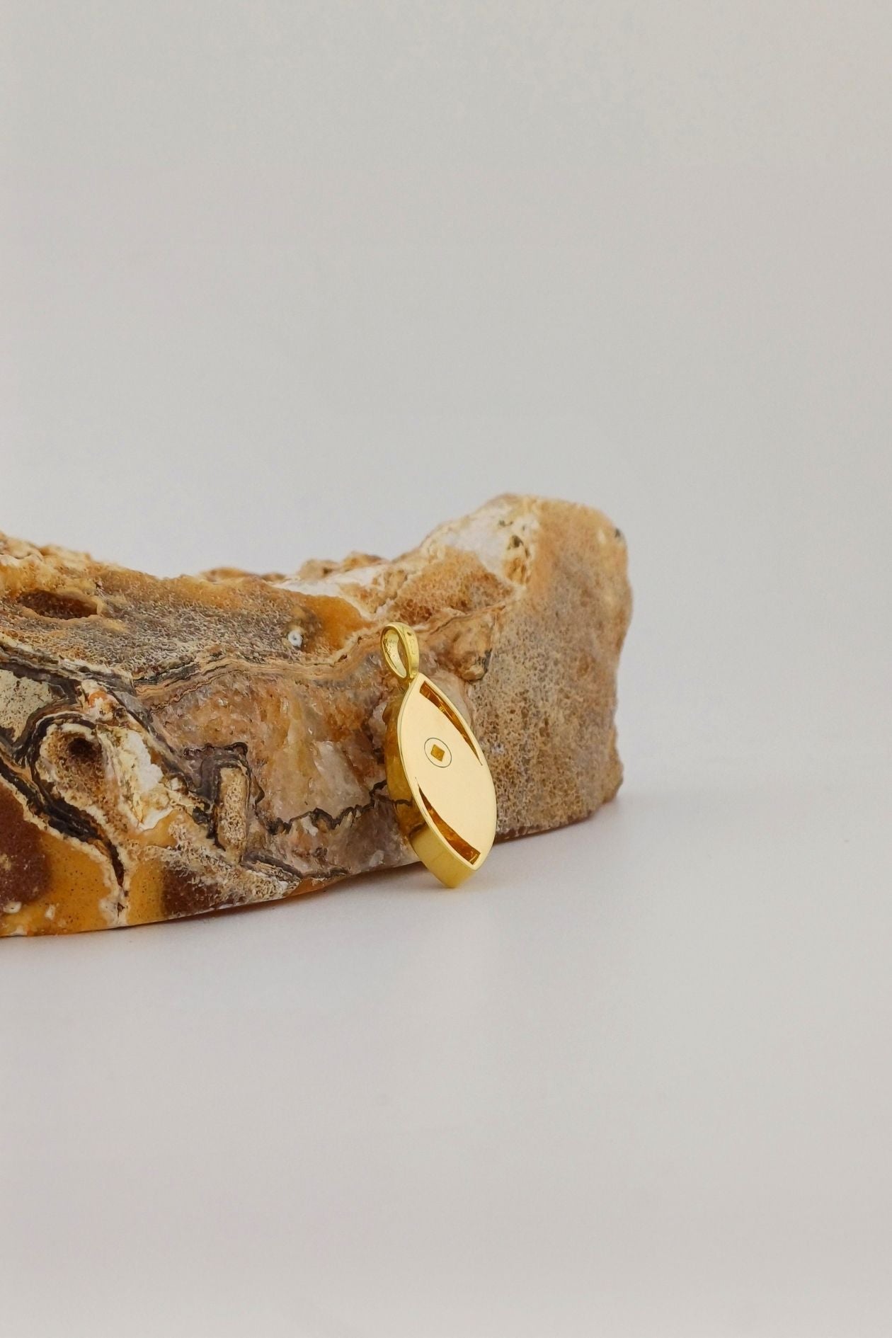 Ashanger Gold Plated Marquise