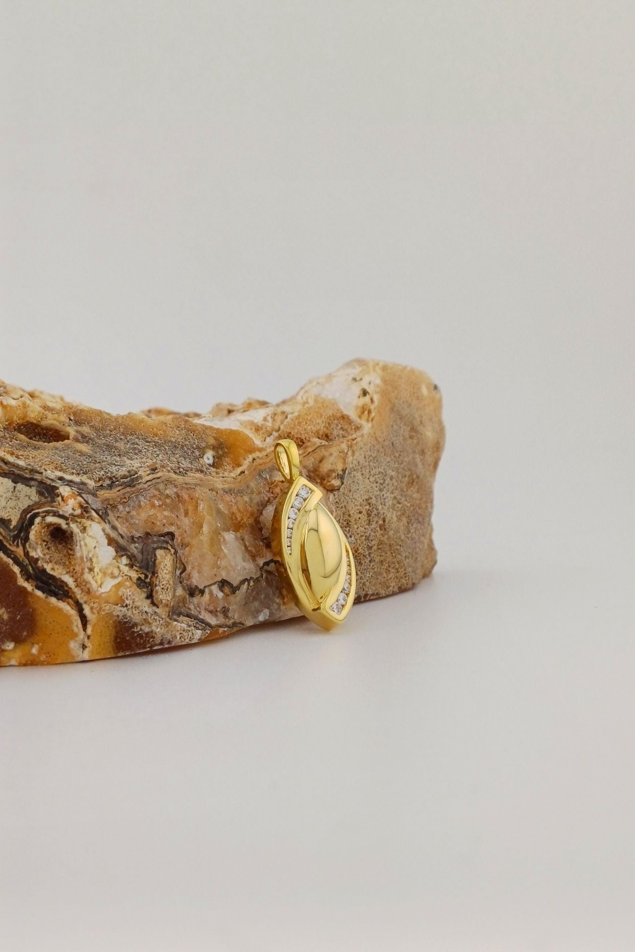 Ashanger Gold Plated Marquise