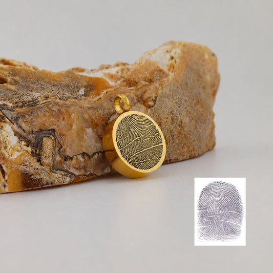 vingerafdruk ashanger goud
