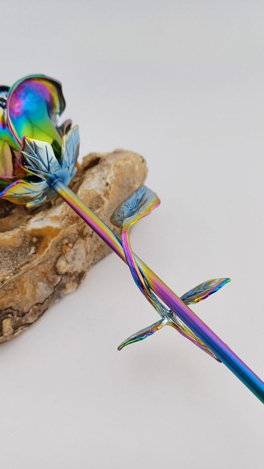 Multicolor mini urn in roosvorm