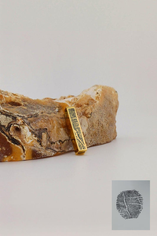 bar ashanger met vingerafdruk rvs goudkleurig