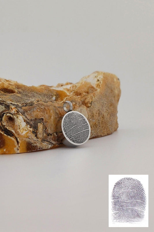 eigen vingerafdruk ashanger rond rvs