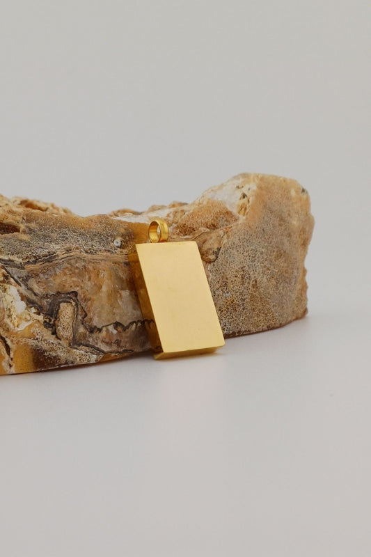 rechthoek ashanger levensboom goudkleurig