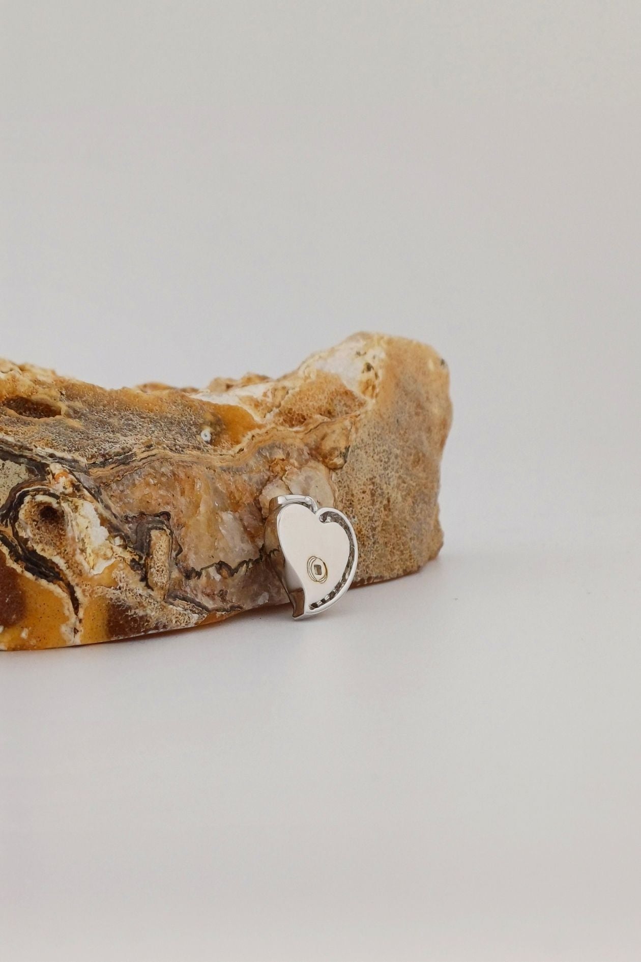 ashanger zilver stralend hart