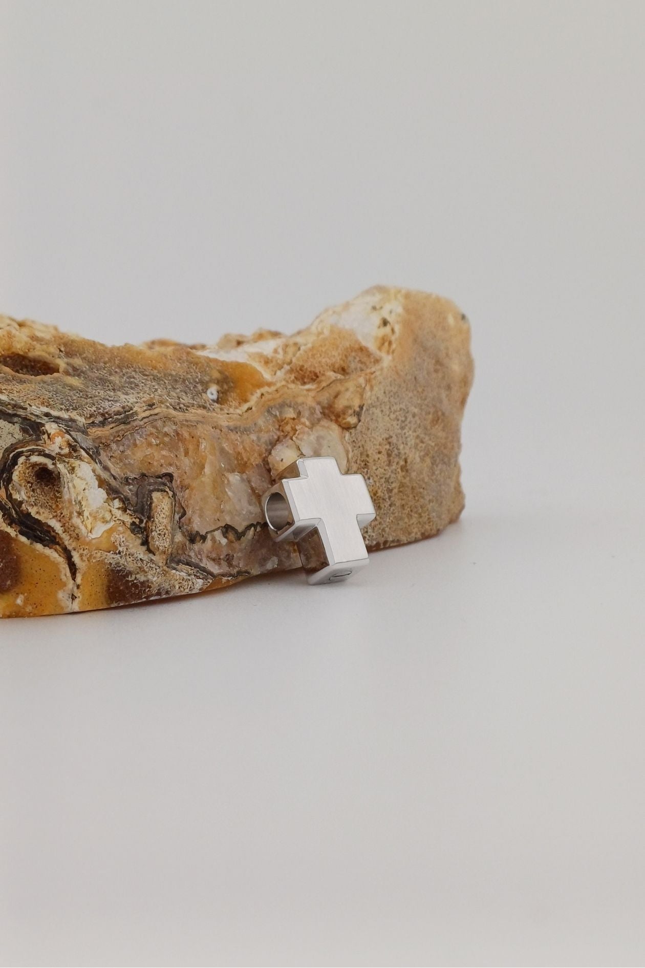asbedel zilver kruis