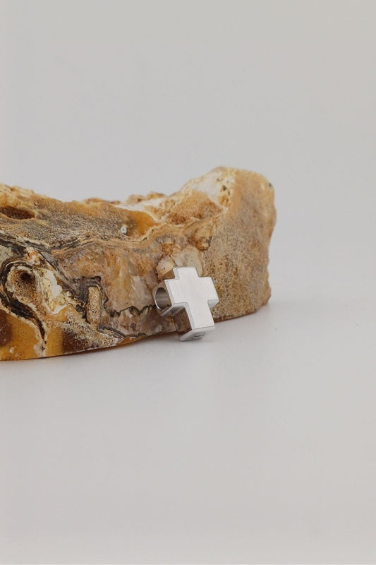 asbedel zilver kruis