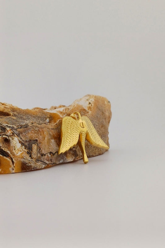 ashanger engel goudkleurig