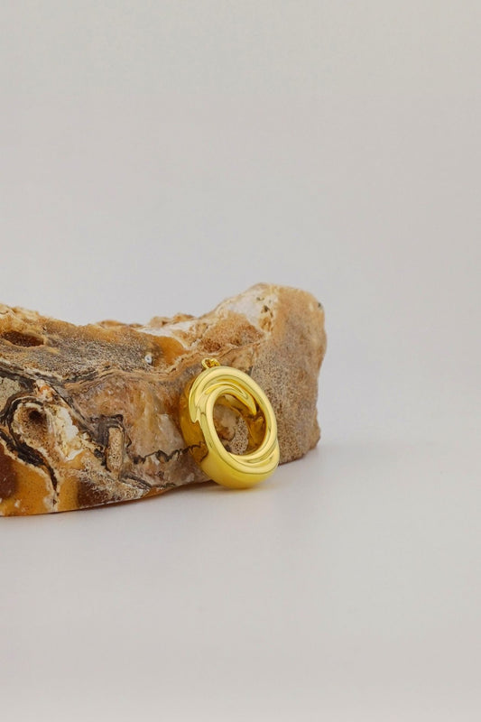 ashanger gold plated infinity met dubbele askamer