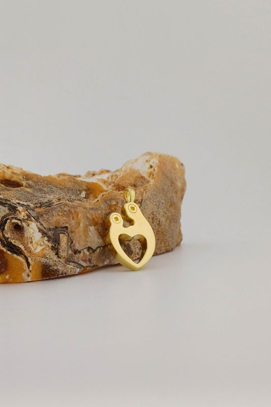 ashanger gold plated ouders met dubbele askamer