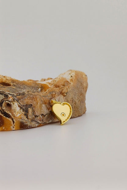 ashanger gold plated sierlijk hart