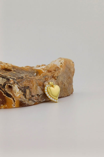 ashanger gold plated sierlijk hart