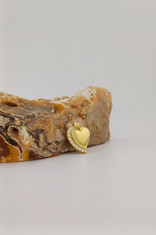 ashanger gold plated sierlijk hart