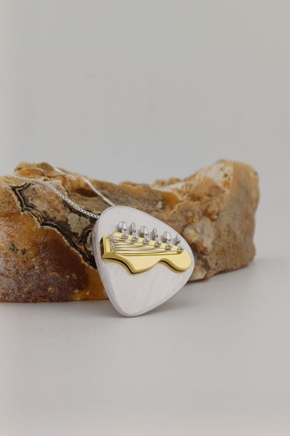 ashanger zilver plectrum
