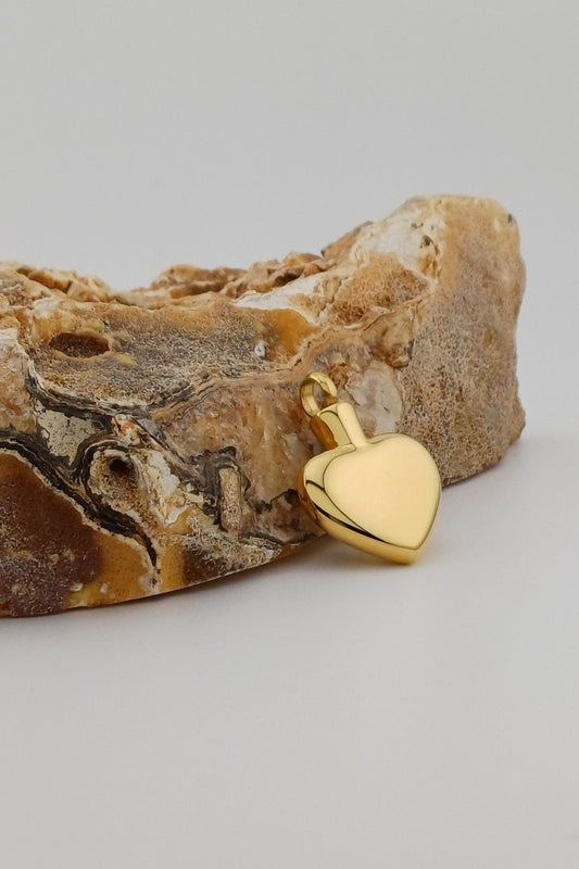 hart ashanger dad rvs goudkleurig