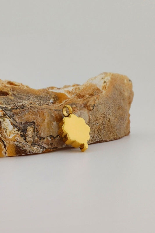 klavertje vier ashanger goudkleurig