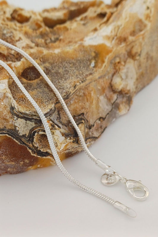 slangenketting zilver