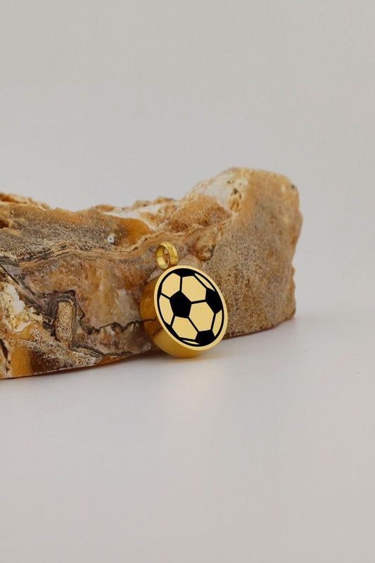 Voetbal Ashanger Rond Goudkleurig