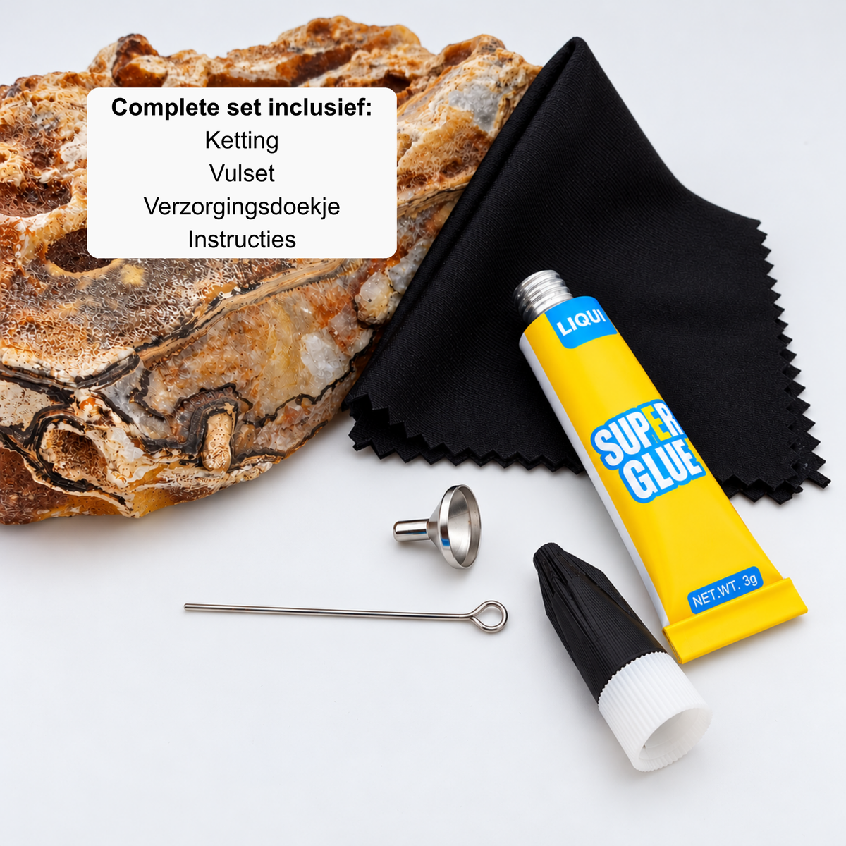 vulsetje ashanger met schroefoogje
